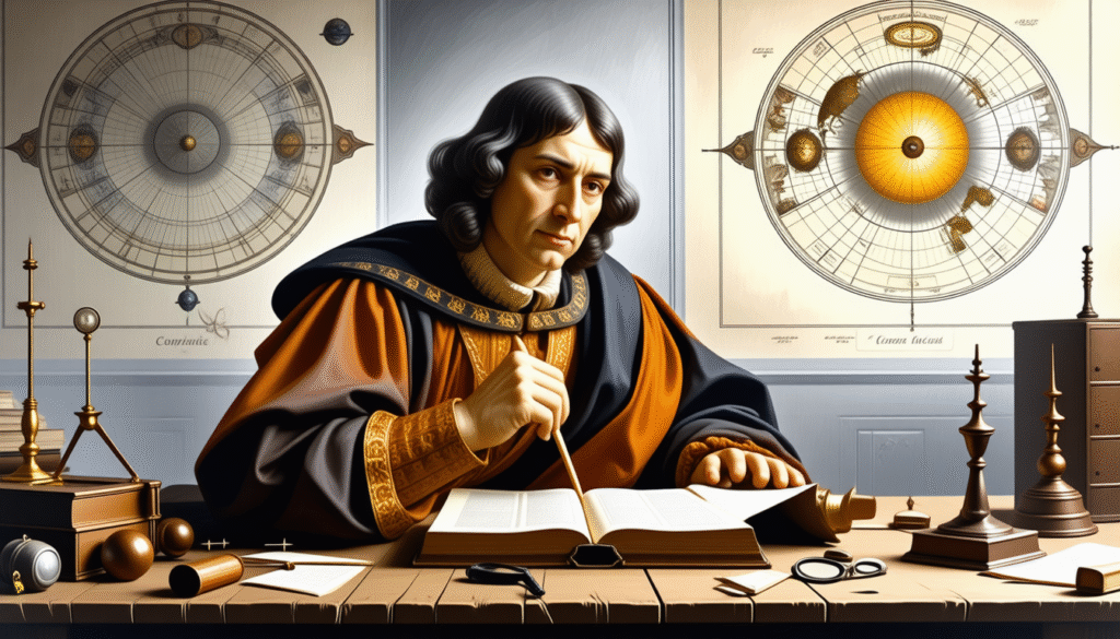 ontdek hoe copernicus het heliocentrische model introduceerde en de revolutionaire impact ervan op onze kijk op het universum.