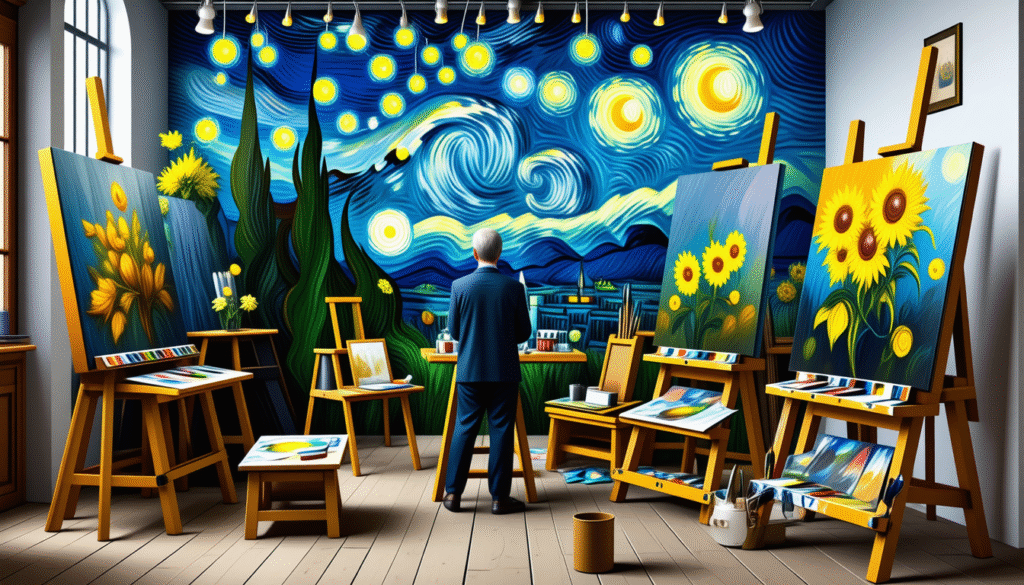 ontdek het leven en de meesterwerken van van gogh, een buitengewoon productief genie wiens kunst de wereld blijft inspireren.
