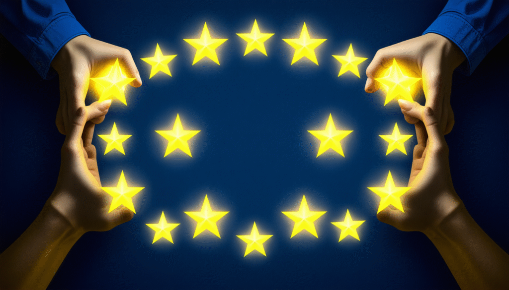 ontdek waarom de europese vlag precies 12 sterren heeft en wat ze symboliseren in de context van europese eenheid en harmonie.